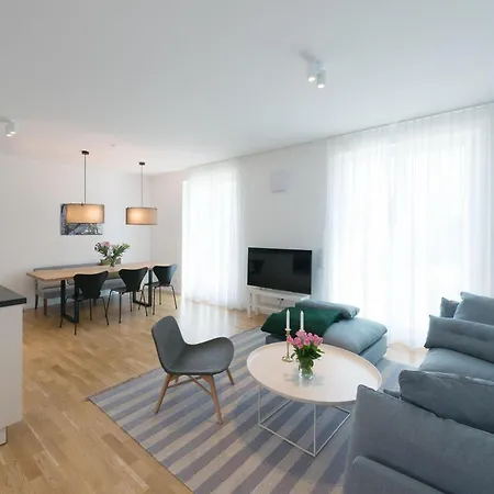 アパート Ferienwohnung-11-strandhaus-seeblick-binz ビンツ